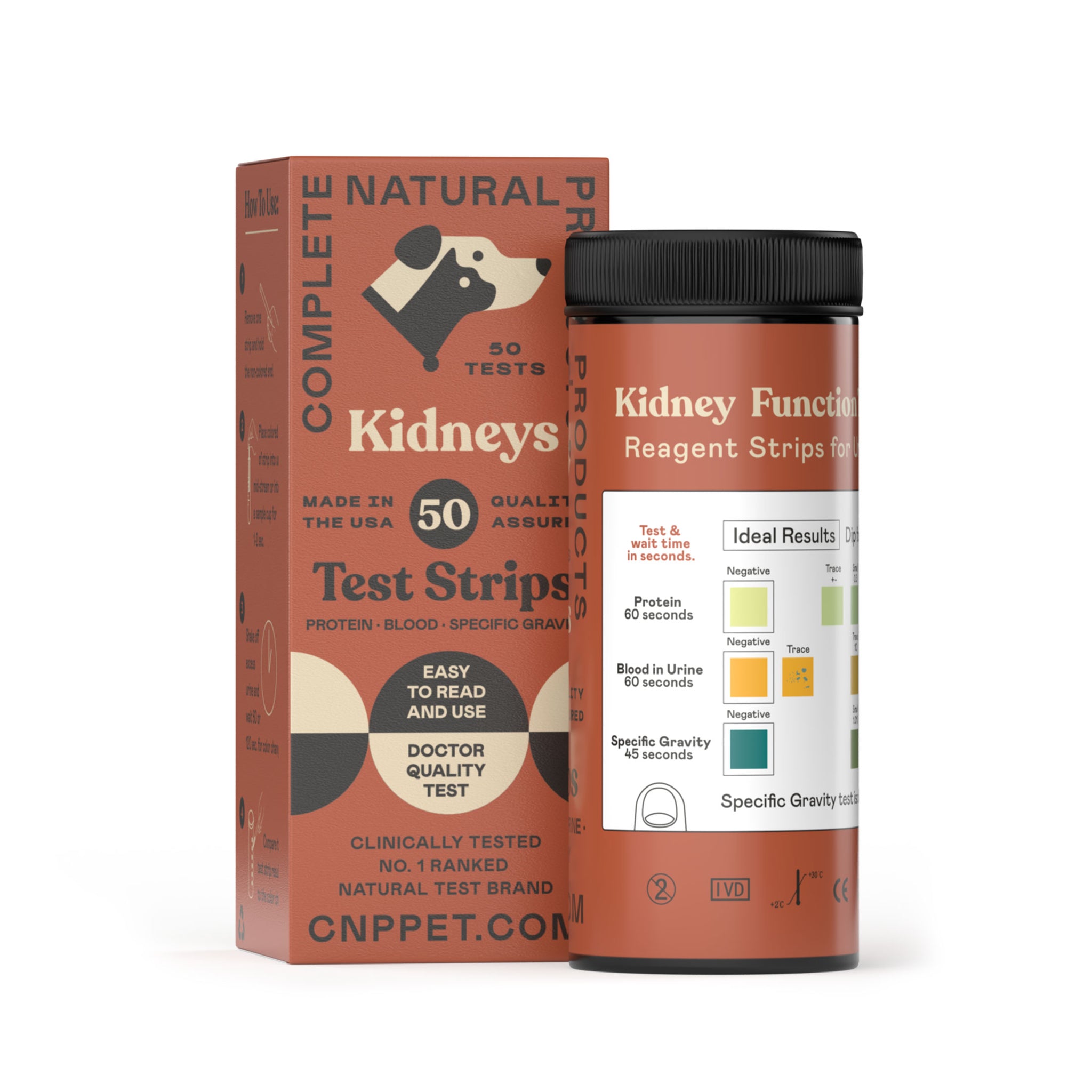 Kidney & Bladder Test Strips for Dogs, Cats, & Pets